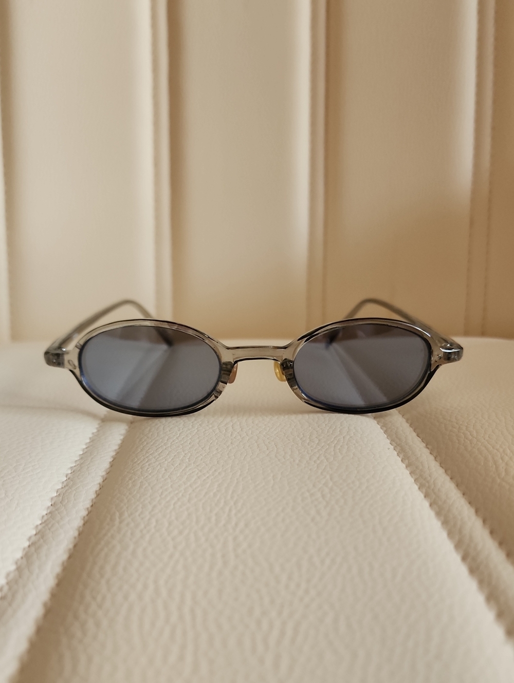 Classic Oval Black Handmade Sunglasses for Women